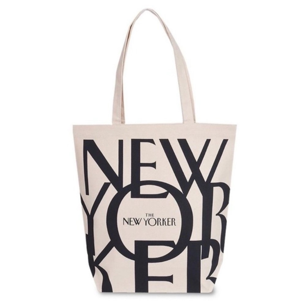Iconic New Yorker Canvas Tote Carryall Bag